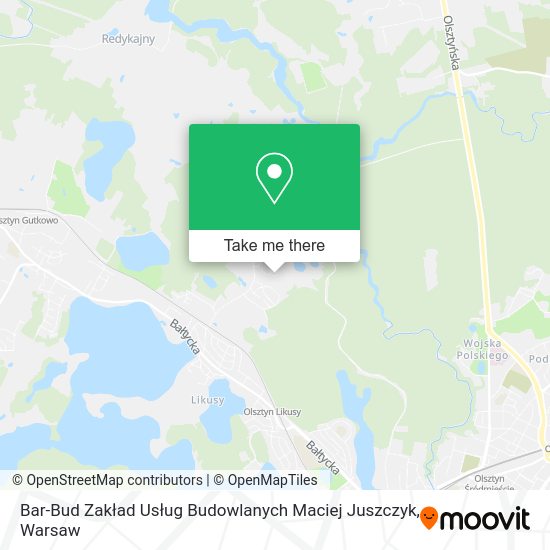 Bar-Bud Zakład Usług Budowlanych Maciej Juszczyk map