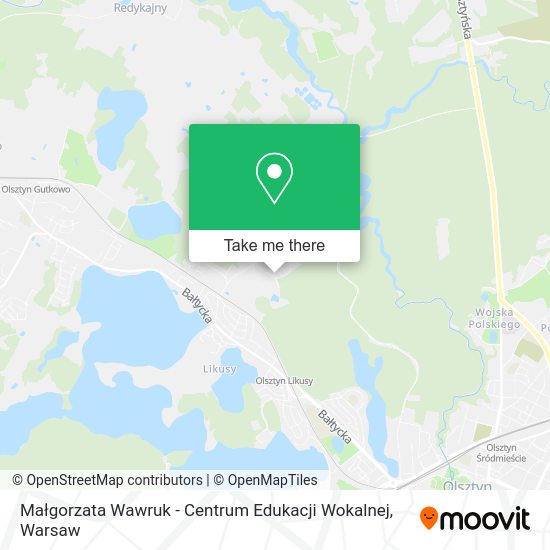 Małgorzata Wawruk - Centrum Edukacji Wokalnej map