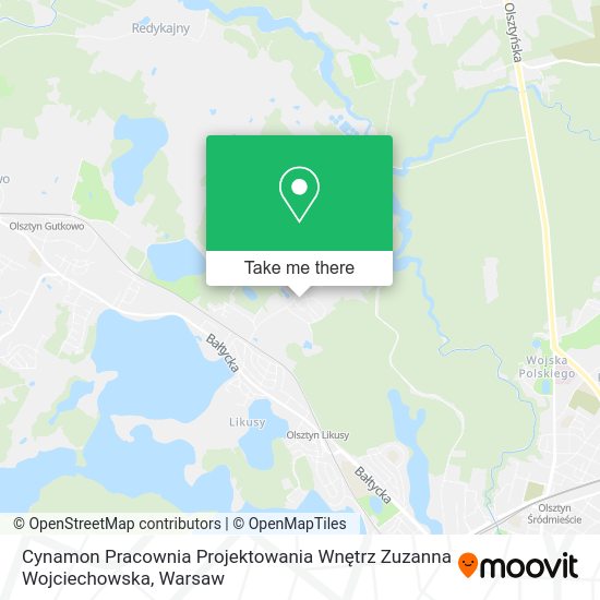 Cynamon Pracownia Projektowania Wnętrz Zuzanna Wojciechowska map