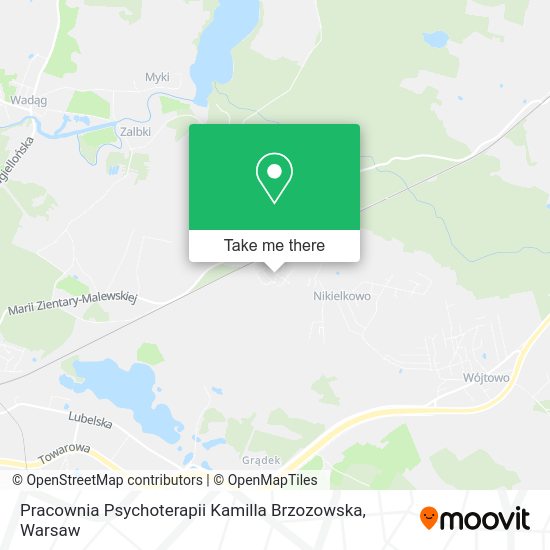 Pracownia Psychoterapii Kamilla Brzozowska map