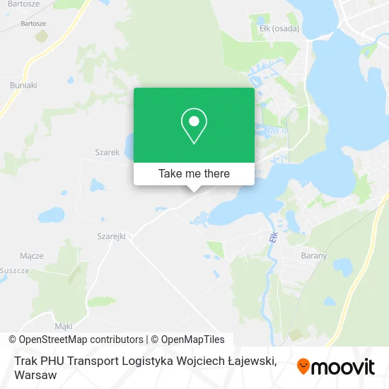 Карта Trak PHU Transport Logistyka Wojciech Łajewski