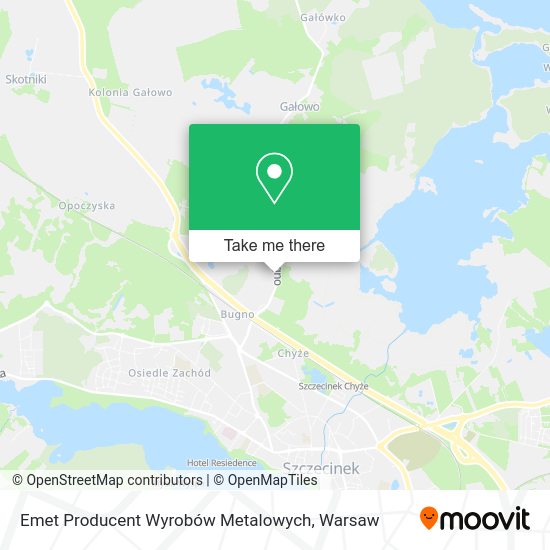 Emet Producent Wyrobów Metalowych map