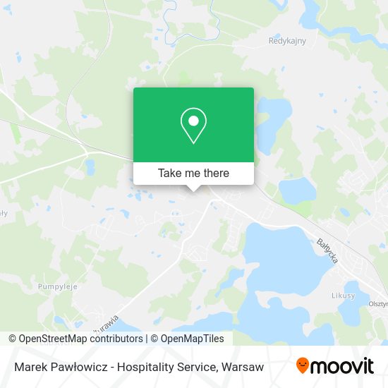 Marek Pawłowicz - Hospitality Service map