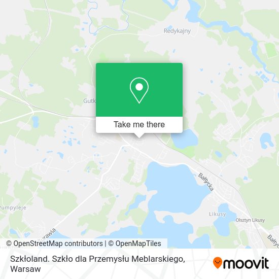 Szkłoland. Szkło dla Przemysłu Meblarskiego map