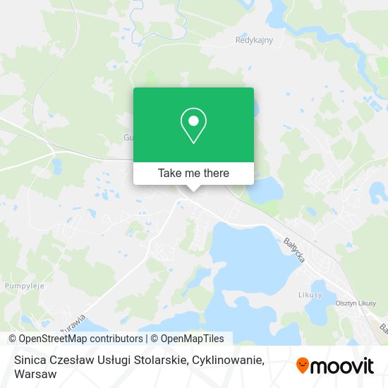 Sinica Czesław Usługi Stolarskie, Cyklinowanie map