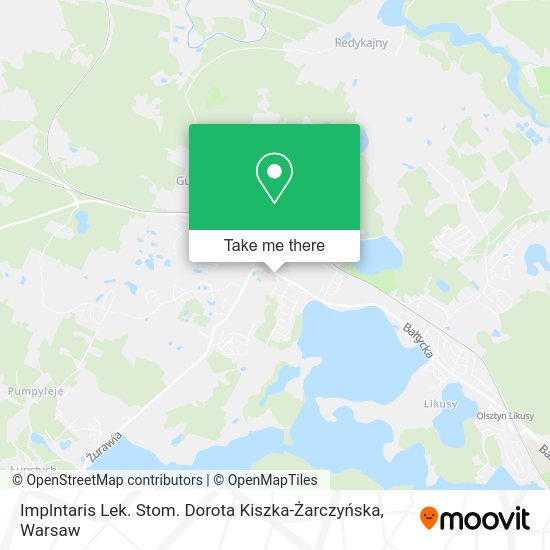 Implntaris Lek. Stom. Dorota Kiszka-Żarczyńska map