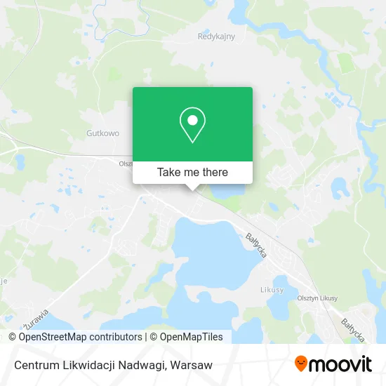 Карта Centrum Likwidacji Nadwagi