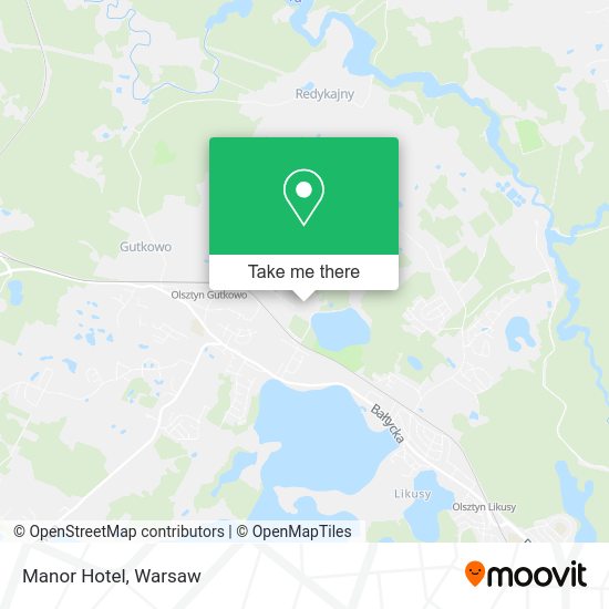 Manor Hotel map