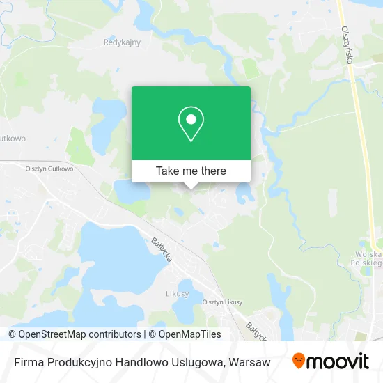 Карта Firma Produkcyjno Handlowo Uslugowa