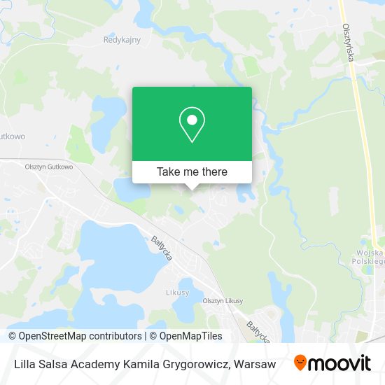 Lilla Salsa Academy Kamila Grygorowicz map