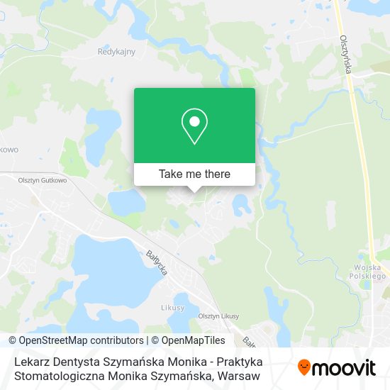 Lekarz Dentysta Szymańska Monika - Praktyka Stomatologiczna Monika Szymańska map