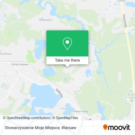 Stowarzyszenie Moje Miejsce map