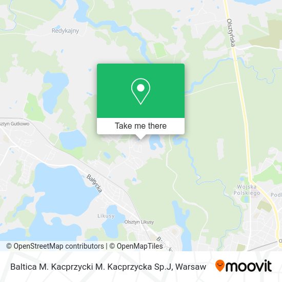 Baltica M. Kacprzycki M. Kacprzycka Sp.J map