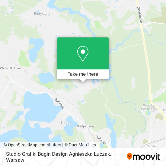 Карта Studio Grafiki Bagin Design Agnieszka Łuczak