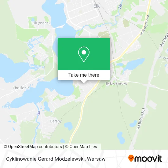 Карта Cyklinowanie Gerard Modzelewski