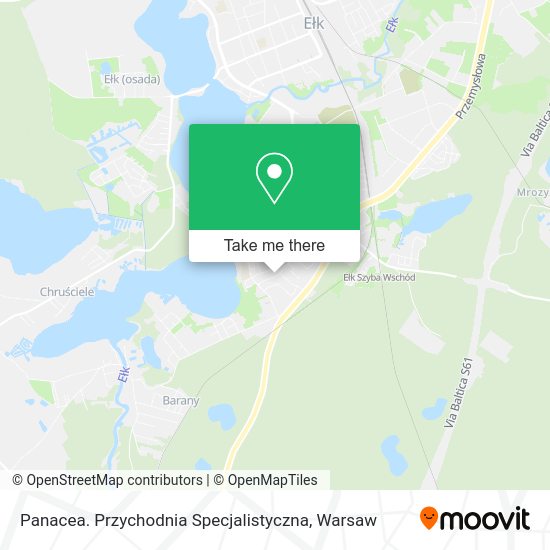 Panacea. Przychodnia Specjalistyczna map