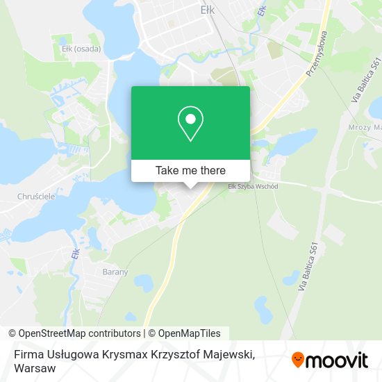 Firma Usługowa Krysmax Krzysztof Majewski map