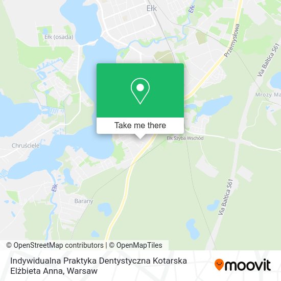 Indywidualna Praktyka Dentystyczna Kotarska Elżbieta Anna map