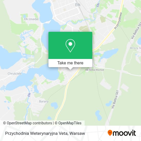 Przychodnia Weterynaryjna Veta map