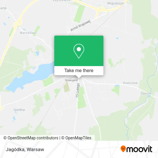 Jagódka map