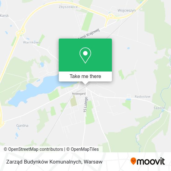 Zarząd Budynków Komunalnych map