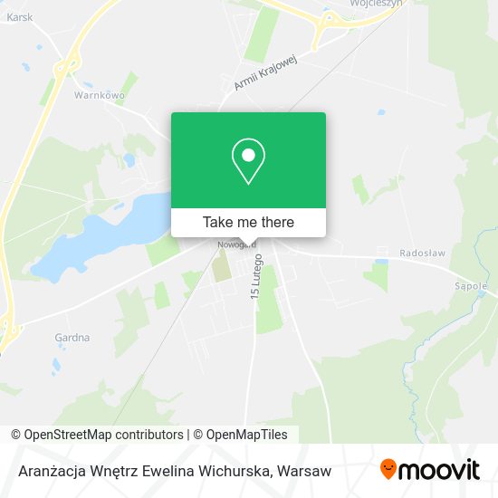 Aranżacja Wnętrz Ewelina Wichurska map