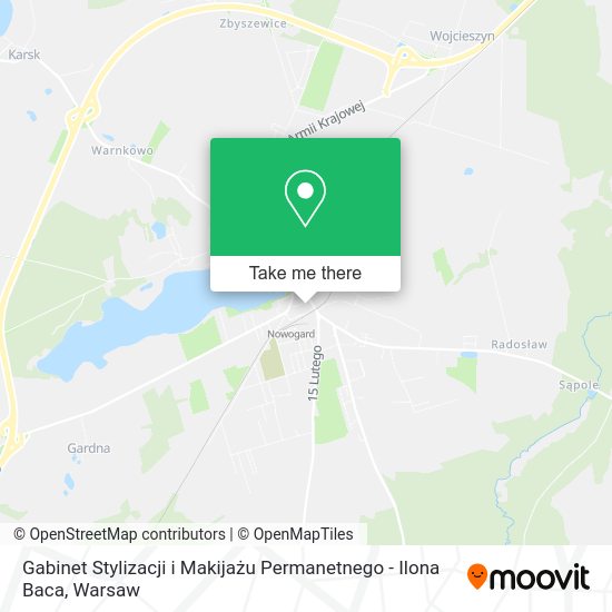 Gabinet Stylizacji i Makijażu Permanetnego - Ilona Baca map