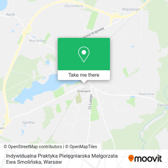 Indywidualna Praktyka Pielęgniarska Małgorzata Ewa Smolińska map