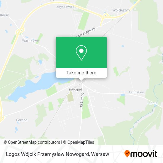 Logos Wójcik Przemysław Nowogard map