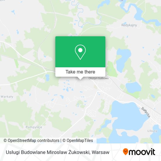 Usługi Budowlane Mirosław Żukowski map