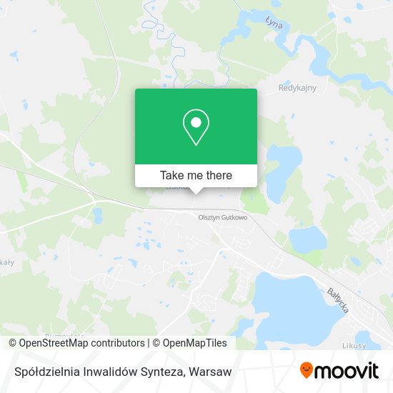 Spółdzielnia Inwalidów Synteza map