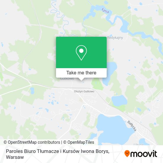 Paroles Biuro Tłumacze i Kursów Iwona Borys map