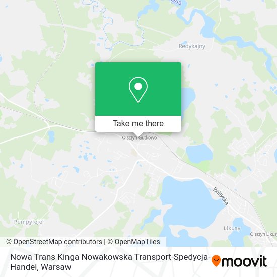 Nowa Trans Kinga Nowakowska Transport-Spedycja-Handel map