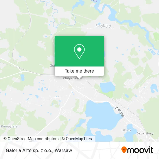 Карта Galeria Arte sp. z o.o.