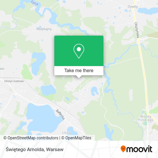 Świętego Arnolda map