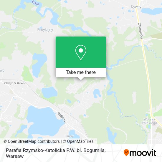 Parafia Rzymsko-Katolicka P.W. bł. Bogumiła map