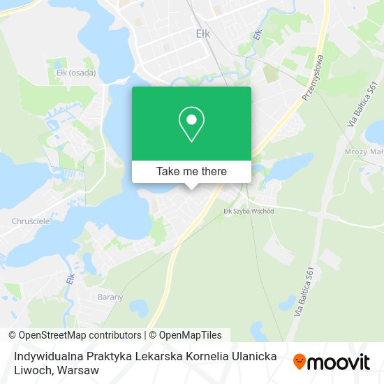 Indywidualna Praktyka Lekarska Kornelia Ulanicka Liwoch map