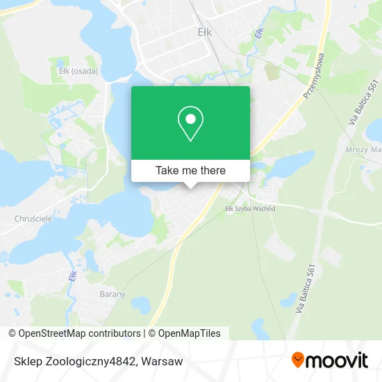 Карта Sklep Zoologiczny4842