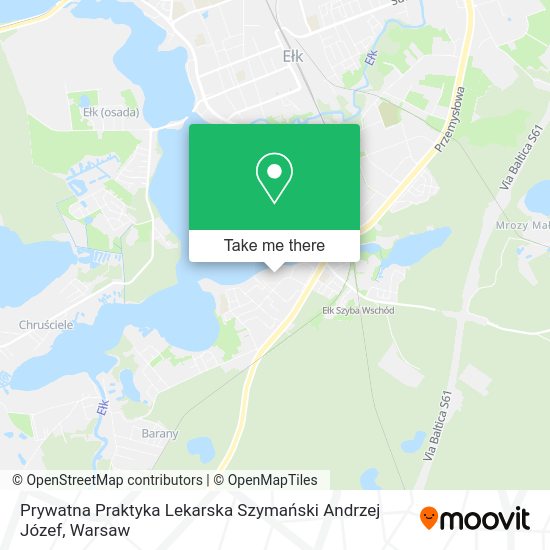 Prywatna Praktyka Lekarska Szymański Andrzej Józef map