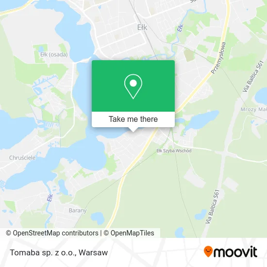 Tomaba sp. z o.o. map