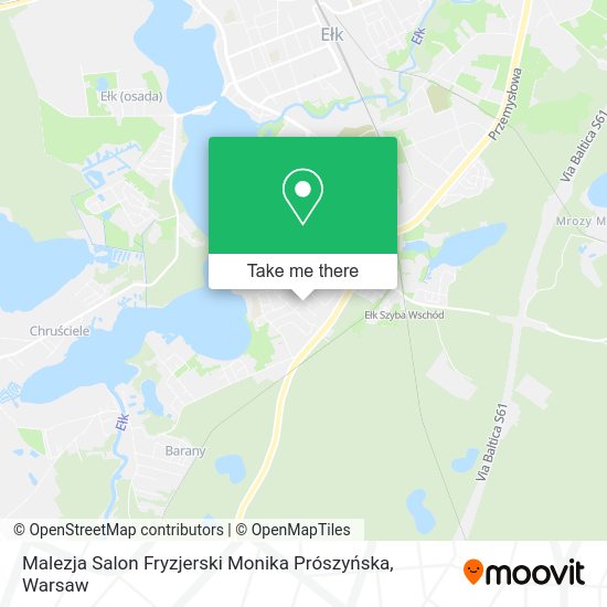 Malezja Salon Fryzjerski Monika Prószyńska map