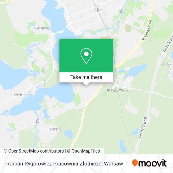 Roman Rygorowicz Pracownia Złotnicza map