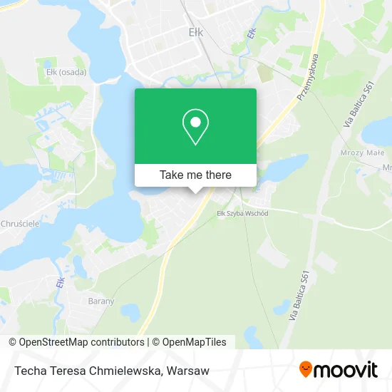 Карта Techa Teresa Chmielewska