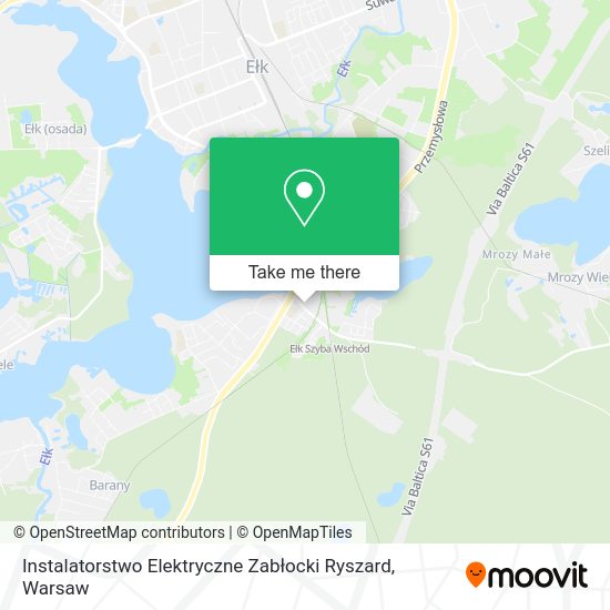 Instalatorstwo Elektryczne Zabłocki Ryszard map