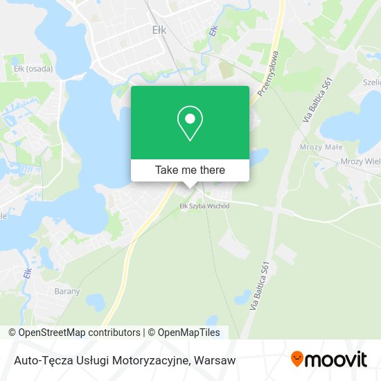 Auto-Tęcza Usługi Motoryzacyjne map