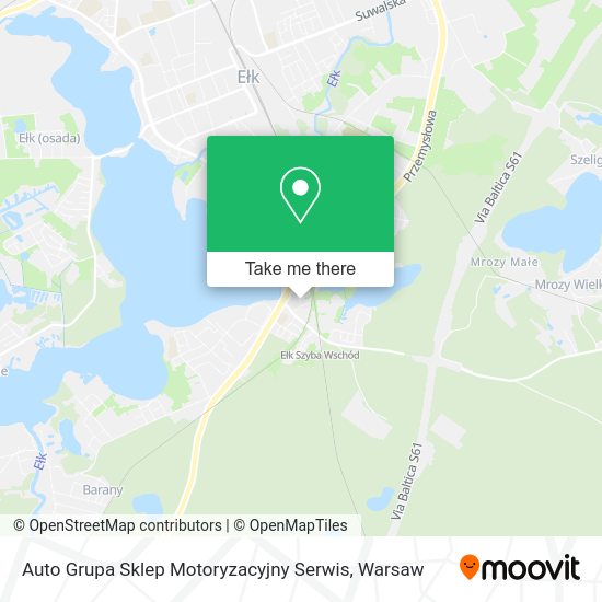 Auto Grupa Sklep Motoryzacyjny Serwis map