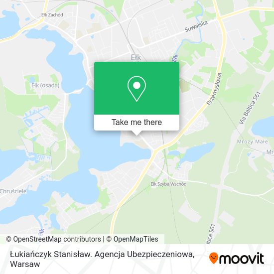 Łukiańczyk Stanisław. Agencja Ubezpieczeniowa map