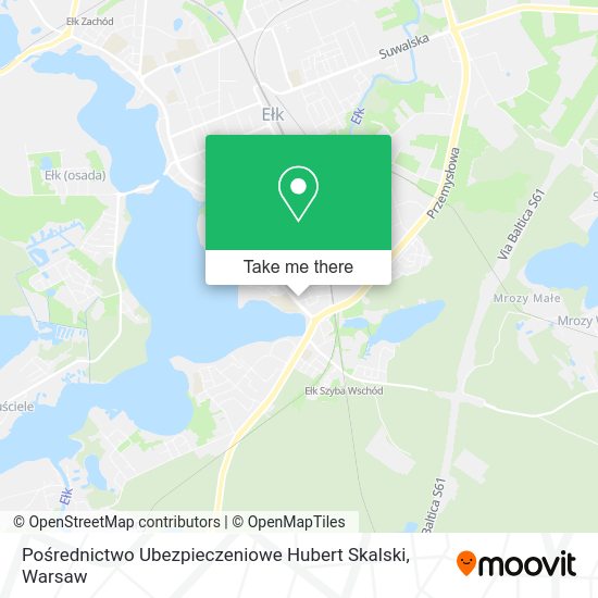 Pośrednictwo Ubezpieczeniowe Hubert Skalski map