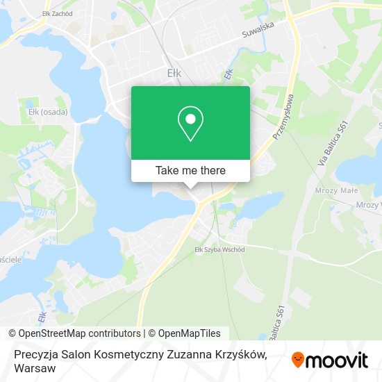 Precyzja Salon Kosmetyczny Zuzanna Krzyśków map