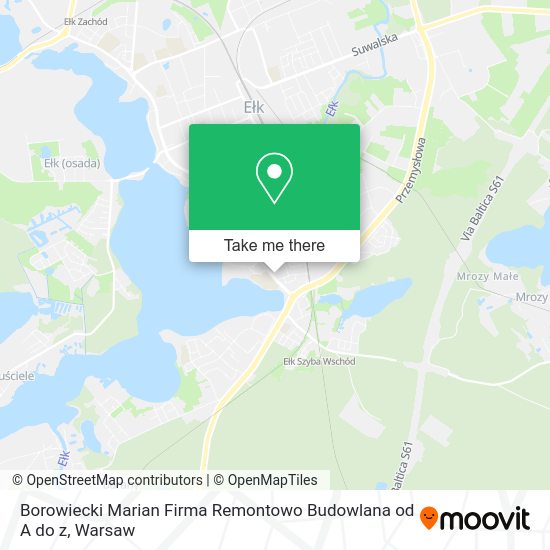 Borowiecki Marian Firma Remontowo Budowlana od A do z map